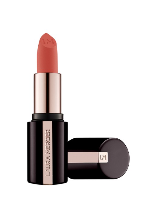 Laura Mercier Caviar Smoothing Matte Lipstick - voorkant 4 888 coral velour