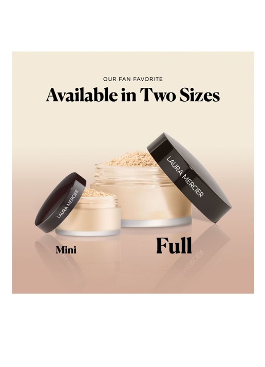Laura Mercier Loose Setting Powder Translucent - losse poeder - detail 4 translucent