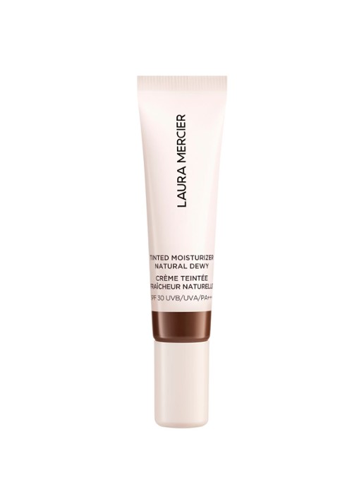 Laura Mercier Mini Tinted Moisturizer Natural Dewy - travel size getinte dagcrème  - voorkant 7n mahogany
