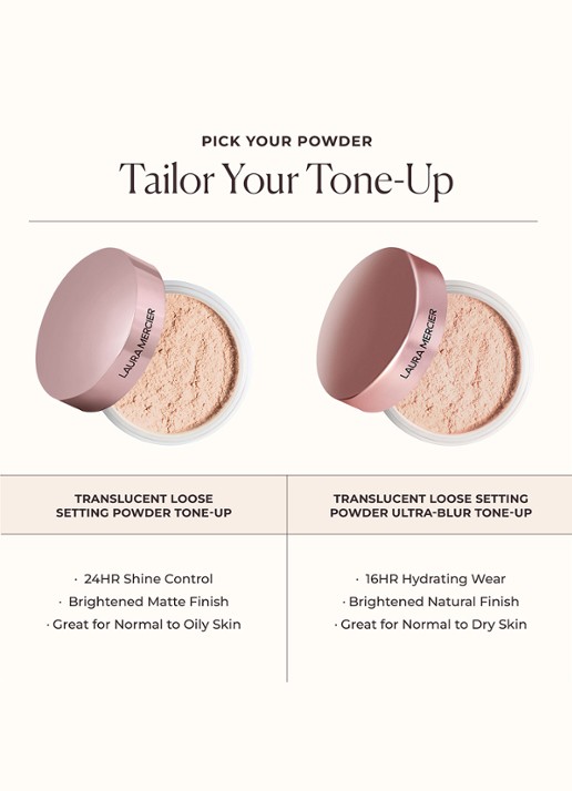Laura Mercier Mini Translucent Loose Talc-Free Setting Powder Ultra-Blur - travel size losse poeder - detail 6 rose