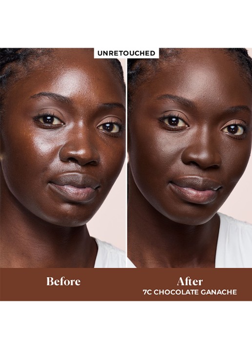 Laura Mercier Real Flawless Feather Matte Powder Foundation - detail 2 7c chocolate ganache
