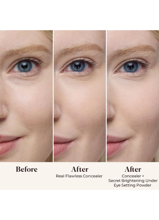 Laura Mercier Secret Brightening Under Eye Setting Powder - losse poeder - detail 3 translucent