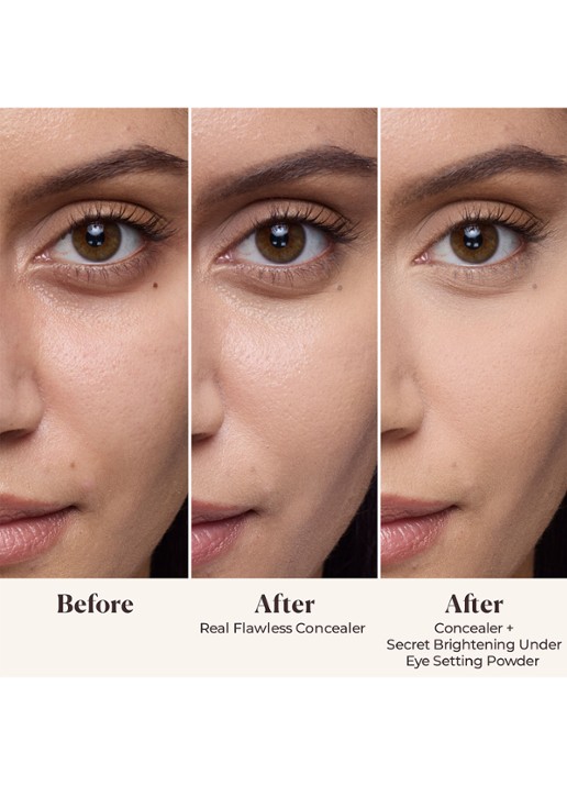 Laura Mercier Secret Brightening Under Eye Setting Powder - losse poeder - detail 5 rich peach