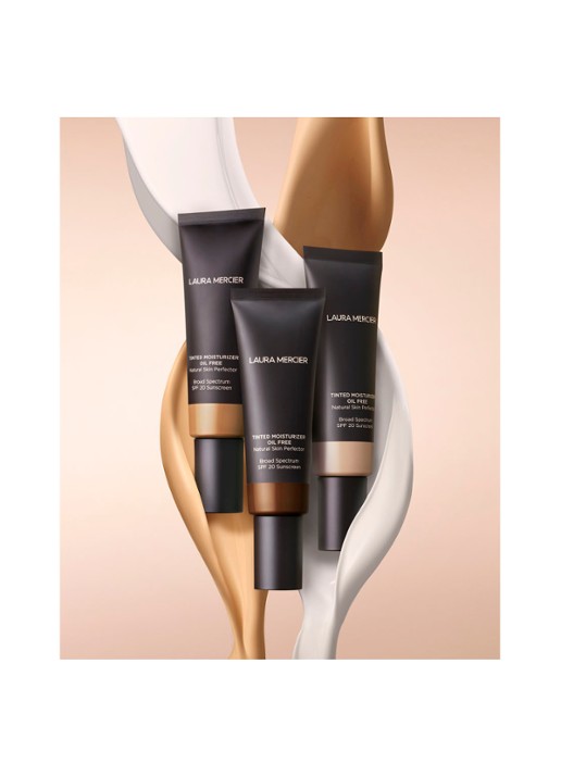 Laura Mercier Tinted Moisturizer Oil Free Natural Skin Perfector SPF 20 - getinte dagcrème  - voorkant 7 3c1 fawn