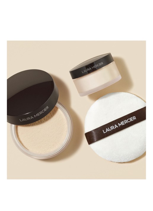 Laura Mercier Velour Puff - poederdons - voorkant 2 wit