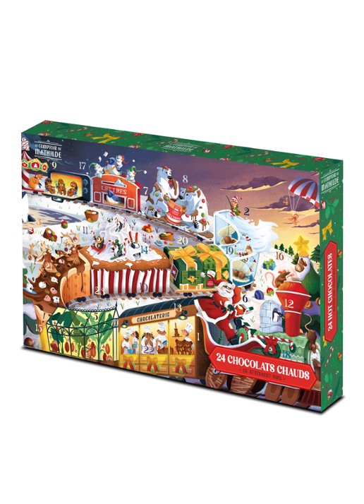 Le Comptoir de Mathilde Adventskalender met chocolade - 24 dagen