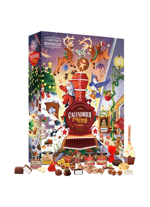 Le Comptoir de Mathilde Adventskalender met chocolade bonbons - 24 dagen
