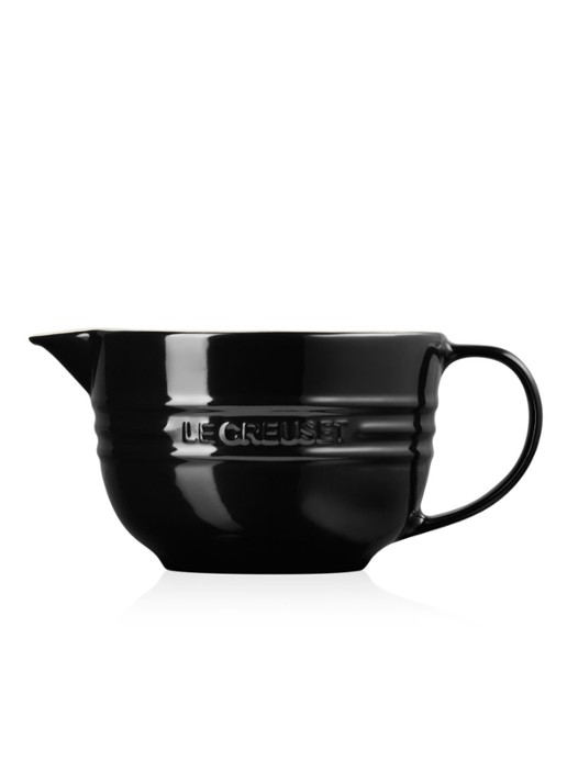 Le Creuset Beslagkom van aardewerk 2 liter - achterkant 2 ebbenzwart / zwart