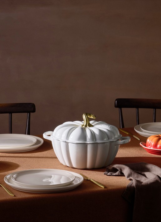 Le Creuset Braad-/stoofpan Ø24 cm - detail 6 wit