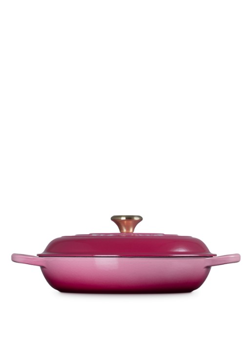 Le Creuset Campagnard braadpan Ø30 cm - detail 4 berry / roze