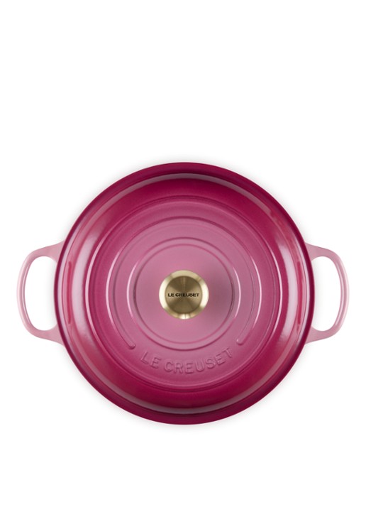 Le Creuset Campagnard braadpan Ø30 cm - detail 5 berry / roze