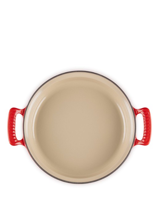 Le Creuset Campagnard Modern Heritage braadpan 28 cm - detail 5 kersenrood