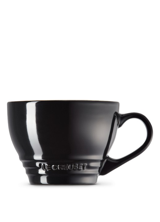 Le Creuset Cappuccino mok 40 cl - detail 3 ebbenzwart / zwart