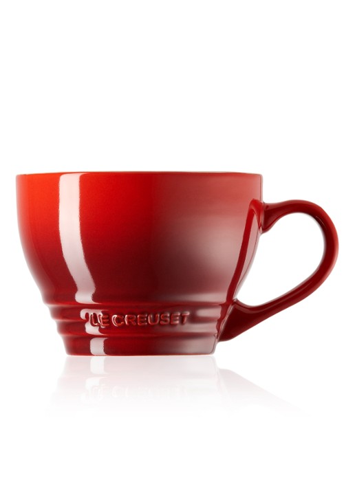 Le Creuset Cappuccino mok 40 cl - detail 3 kersenrood / rood