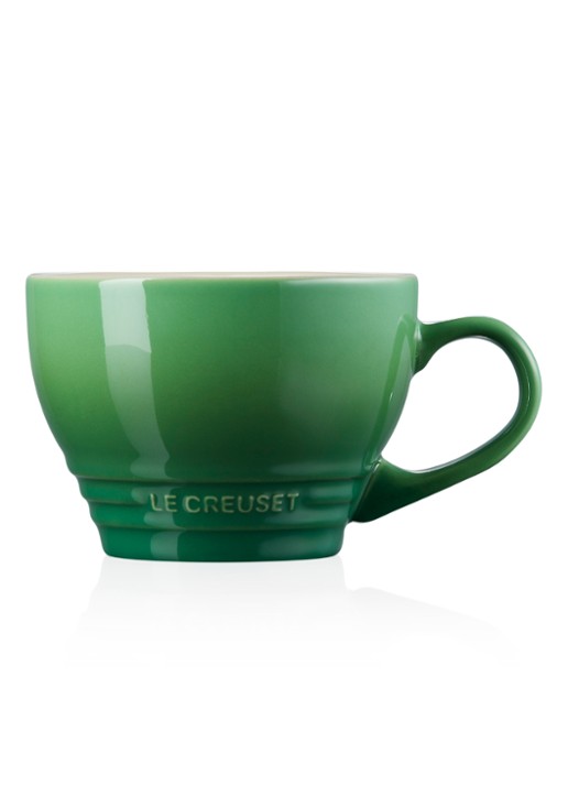 Le Creuset Cappuccino mok 40 cl - detail 5 bamboo / groen