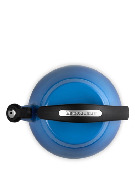 Le Creuset Cloche fluitketel 2,1 liter - detail royalblauw