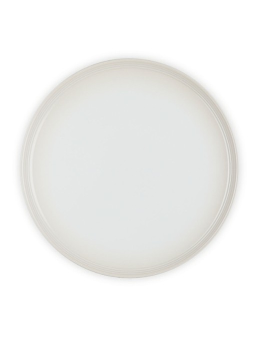 Le Creuset Coupe dinerbord 27 cm - detail meringue / beige