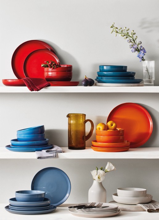Le Creuset Coupe kom 16 cm - detail 2 donkerrood