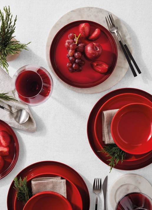 Le Creuset Coupe kom 16 cm - detail 3 donkerrood