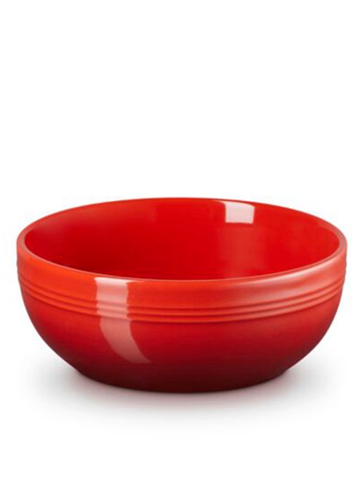 Le Creuset Coupe kom 16 cm - voorkant 5 donkerrood