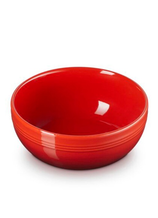 Le Creuset Coupe kom 16 cm - voorkant 6 donkerrood