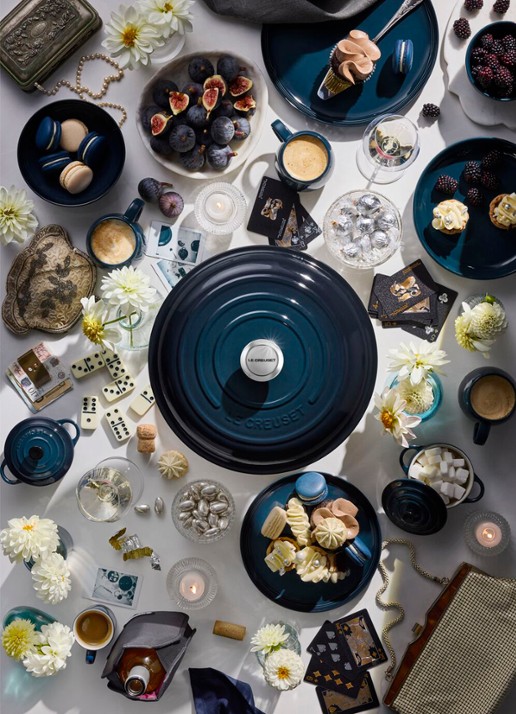 Le Creuset Coupe kom 16 cm - detail 6 donkerblauw