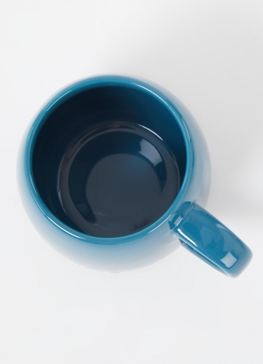 Le Creuset Coupe kopje 32 cl - voorkant 2 deep teal / blauw