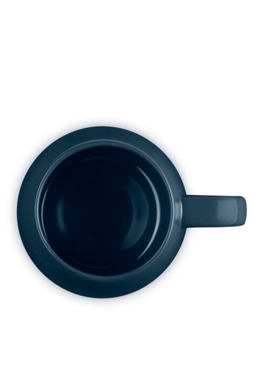 Le Creuset Coupe mok 32 cl - detail donkerblauw