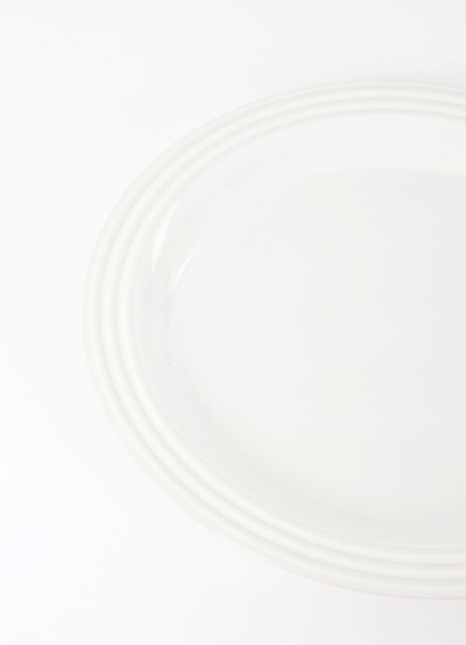 Le Creuset Dinerbord 27 cm - voorkant 4 white / wit