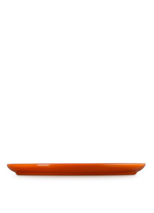 Le Creuset Dinerbord 27 cm - achterkant 3 oranjerood
