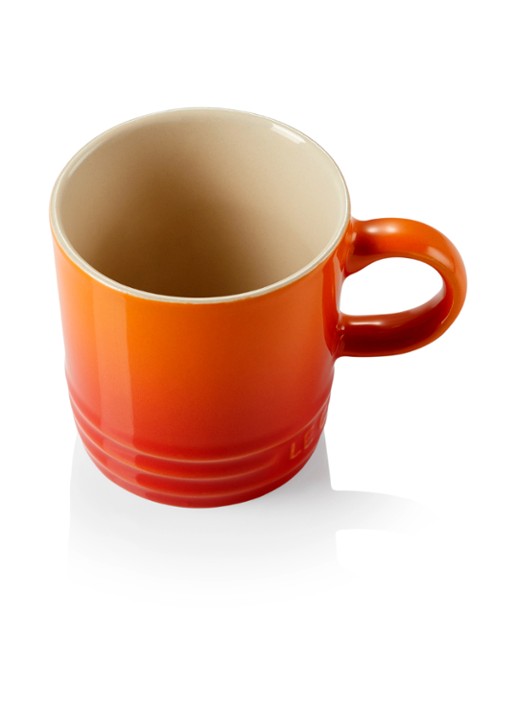 Le Creuset Espressokopje 10 cl - detail 3 oranjerood / oranje