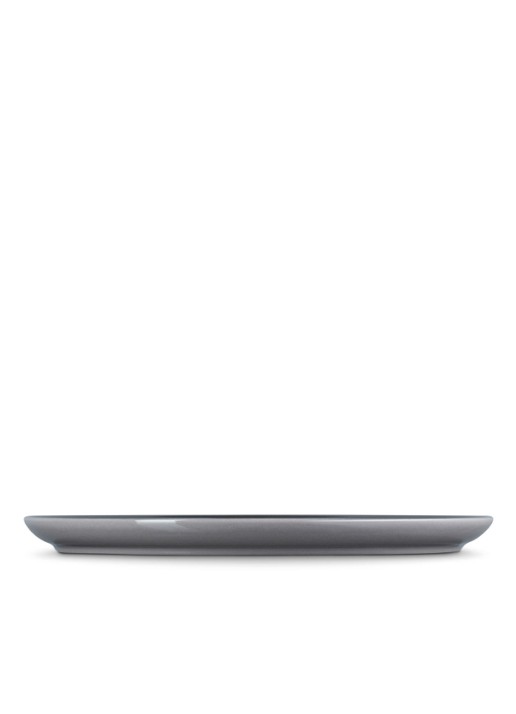 Le Creuset Flint bord 27 cm - achterkant 3 flint / grijs