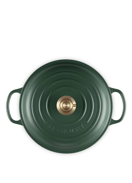 Le Creuset Forêt campagnard 26 cm  - detail 4 donkergroen