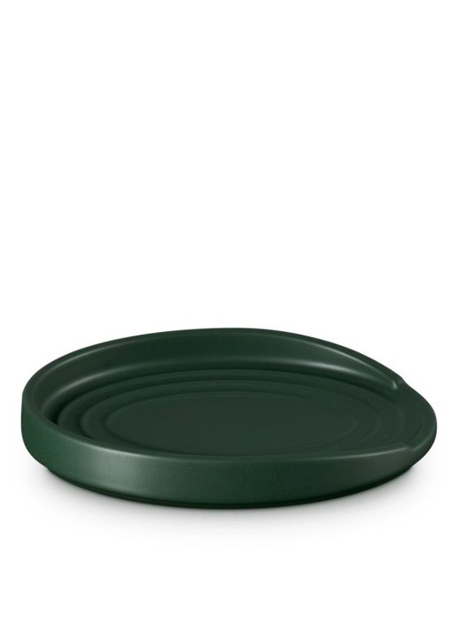 Le Creuset Forêt lepelhouder  - achterkant 4 donkergroen