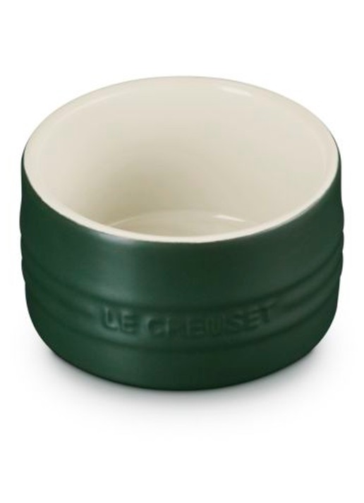 Le Creuset Forêt ramekin 20 cl - achterkant 2 donkergroen