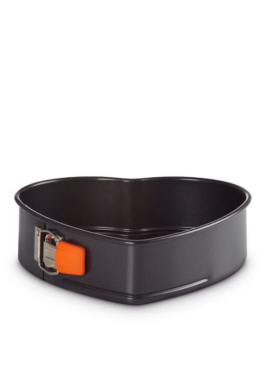 Le Creuset Hartvormige springvorm met anti-aanbak  - voorkant 2 zwart