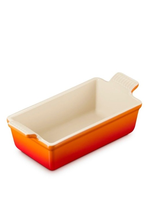 Le Creuset Heritage bakvorm 23 cm - detail 3 oranjerood