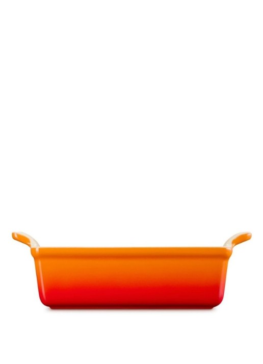 Le Creuset Heritage bakvorm 23 cm - detail 4 oranjerood