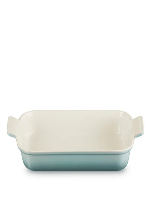 Le Creuset Heritage ovenschaal 26 cm - achterkant 4 lichtgrijs