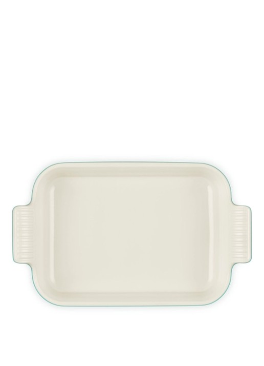 Le Creuset Heritage ovenschaal 32 cm - achterkant 3 blauw