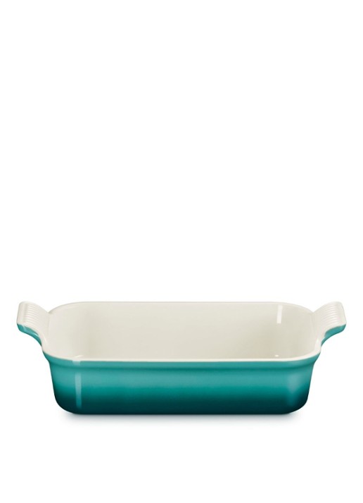 Le Creuset Heritage ovenschaal 32 cm - detail 2 blauw