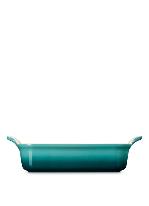 Le Creuset Heritage ovenschaal 32 cm - voorkant 5 blauw