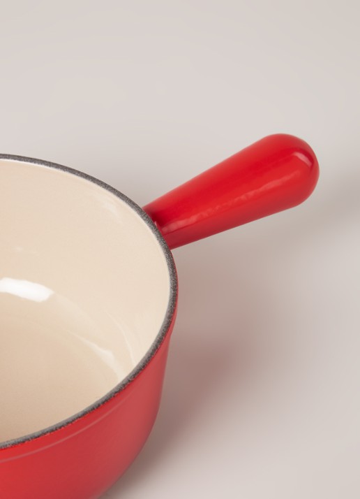 Le Creuset Kaasfonduepan Ø18 cm - detail kersenrood / rood