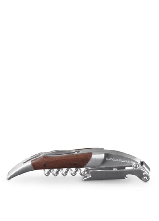 Le Creuset Kelnersmes Premium - detail donkerbruin