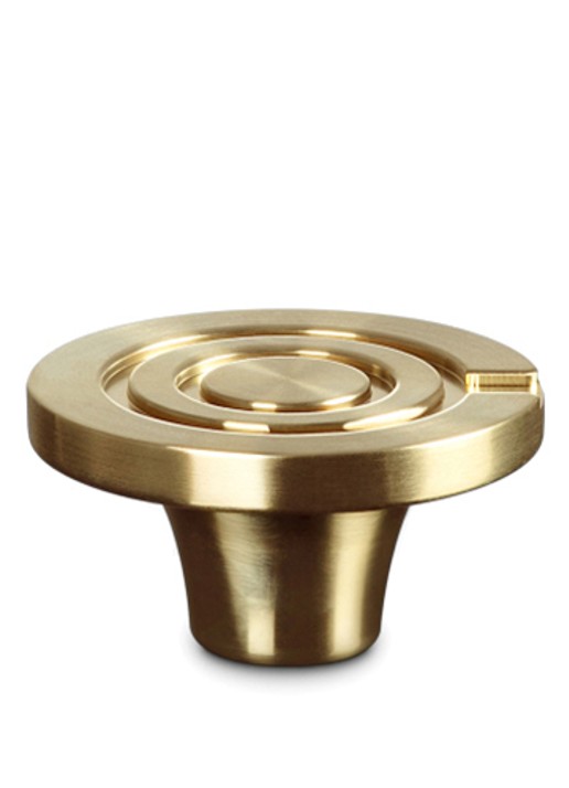 Le Creuset Knop crucible 45 mm - voorkant 2 goud