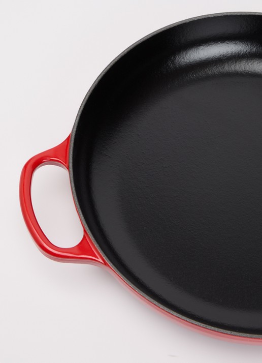 Le Creuset Koekenpan Ø28 cm - voorkant 3 kersenrood / rood