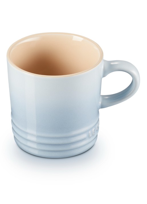 Le Creuset Koffie kopje 20 cl - voorkant 2 coastal blue / lichtblauw