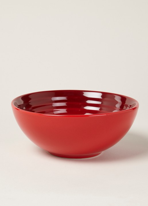 Le Creuset Kom 16 cm  - voorkant 3 kersenrood / rood