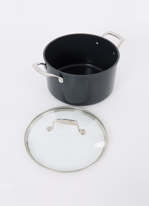 Le Creuset Kookpan Ø24 cm - voorkant 2 zwart
