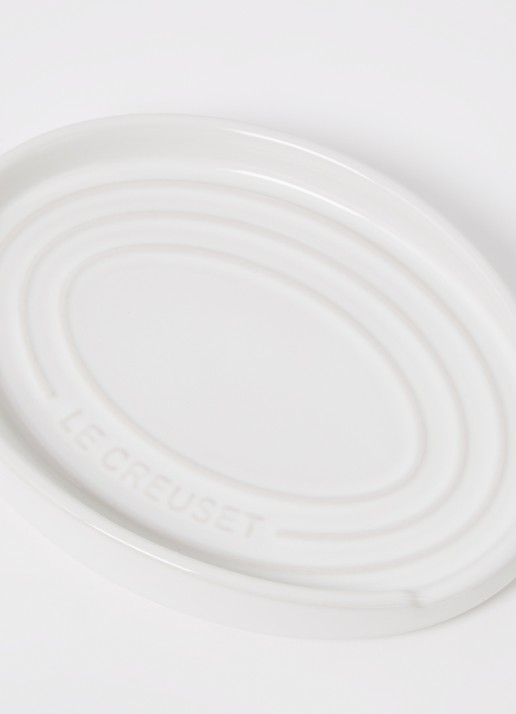 Le Creuset Lepelhouder 16 cm - voorkant 2 white / wit